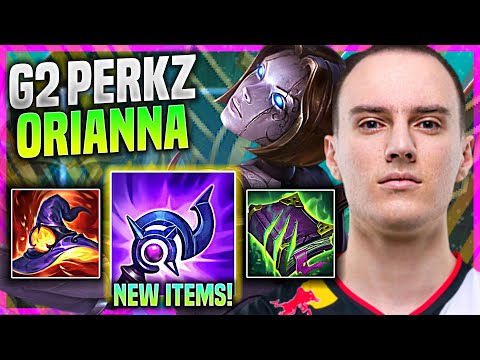 PERKZ PICKS ORIANNA WITH NEW ITEM LUDEN'S TEMPEST! - G2 Perkz Plays Orianna MID vs Sylas! |