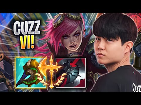 CUZZ IS A MONSTER WITH VI! - KT Cuzz Plays Vi JUNGLE vs Gragas! | Season 2023