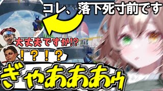 "落下死"しそうになり叫びすぎたあまり野良に心配される。絶叫かのん【酢酸かのん/切り抜き/Vtuber/Apex】