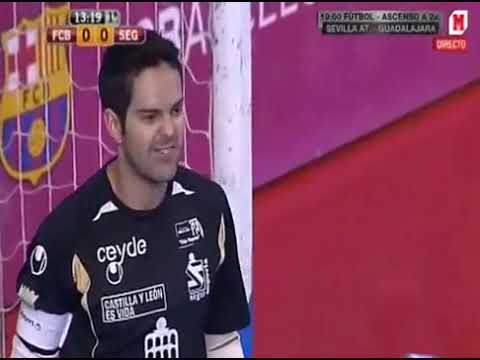 Division honor futbol sala BarÇa vs Caja Segovia  1er partido Final Liga