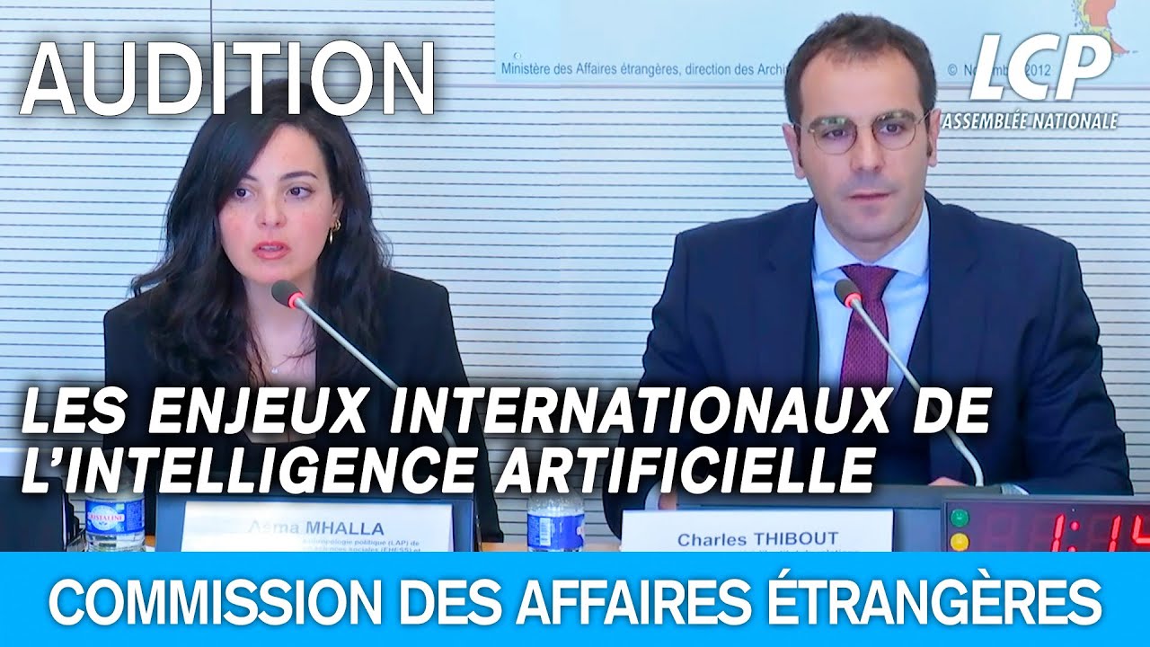 Les enjeux internationaux de l’intelligence artificielle : table ronde - 15/05/2024