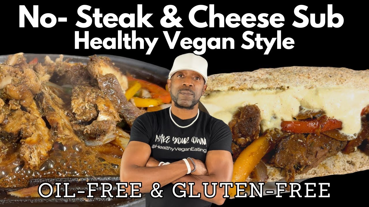 Vegan No- Steak & Cheese Sub - Oil-Free, Gluten-Free