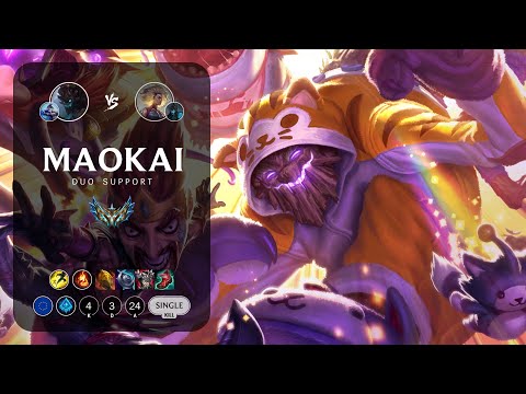 Maokai Support vs Rell - EUW Challenger Patch 13.15