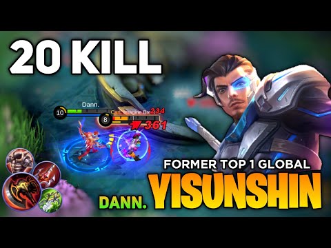 20 KILL! Yss Fast Rotation Gameplay [Former Top 1 Global Yi Sun-shin ] By Dann. Mobile Legends