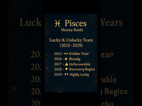 PISCES♓ 🌟Your Lucky Years Ahead! Are You Ready? 2025–2029: Years of Fortune & Challenges✨#astroloop