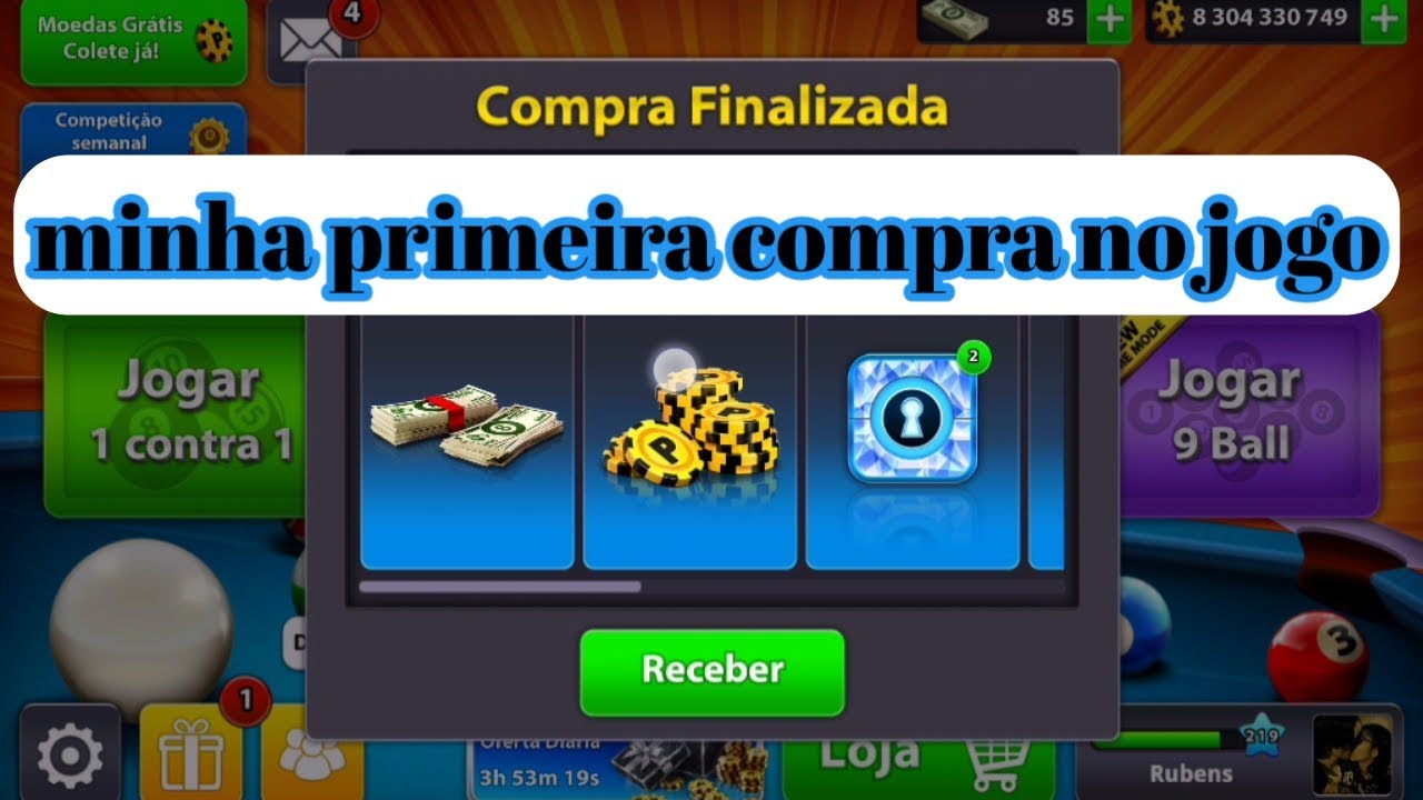Watch Now 8 ball pool - primeira COMPRA no jogo, usando GIFT CARD. 8 ball pool - primeira COMPRA no jogo, usando GIFT CARD.