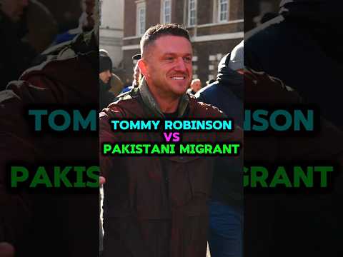 TOMMY ROBINSON KONFRONTIERT PAKISTANISCHEN MANN IN LUTON (1vs1) #shorts #foryou #short #fyp #paki...