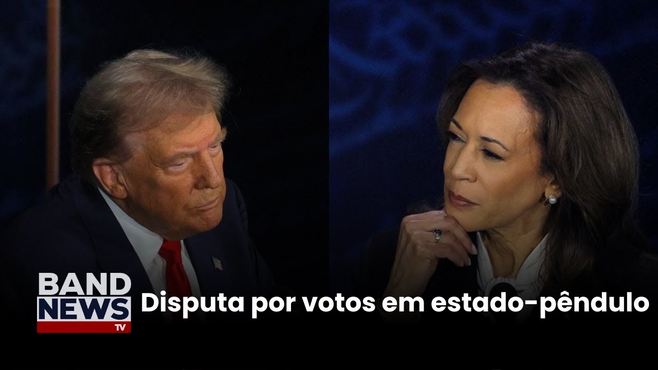 Kamala e Trump fazem hoje comício na mesma cidade | BandNews TV