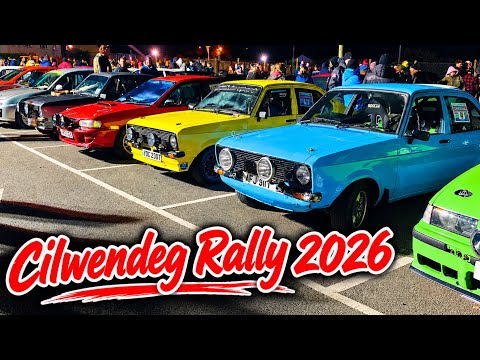 CILWENDEG RALLY 2026 BEST NIGHT EVENT EVER! CLASSIC RALLY CARS & ESCORTS