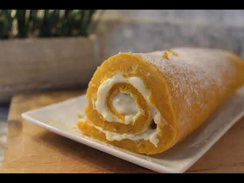Low Sugar, Orange Creamsicle Roll Cake