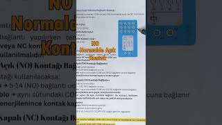 14 Pinli Röle Bağlantısı Nasıl Yapılır? | COM, NO, NC Mantığı