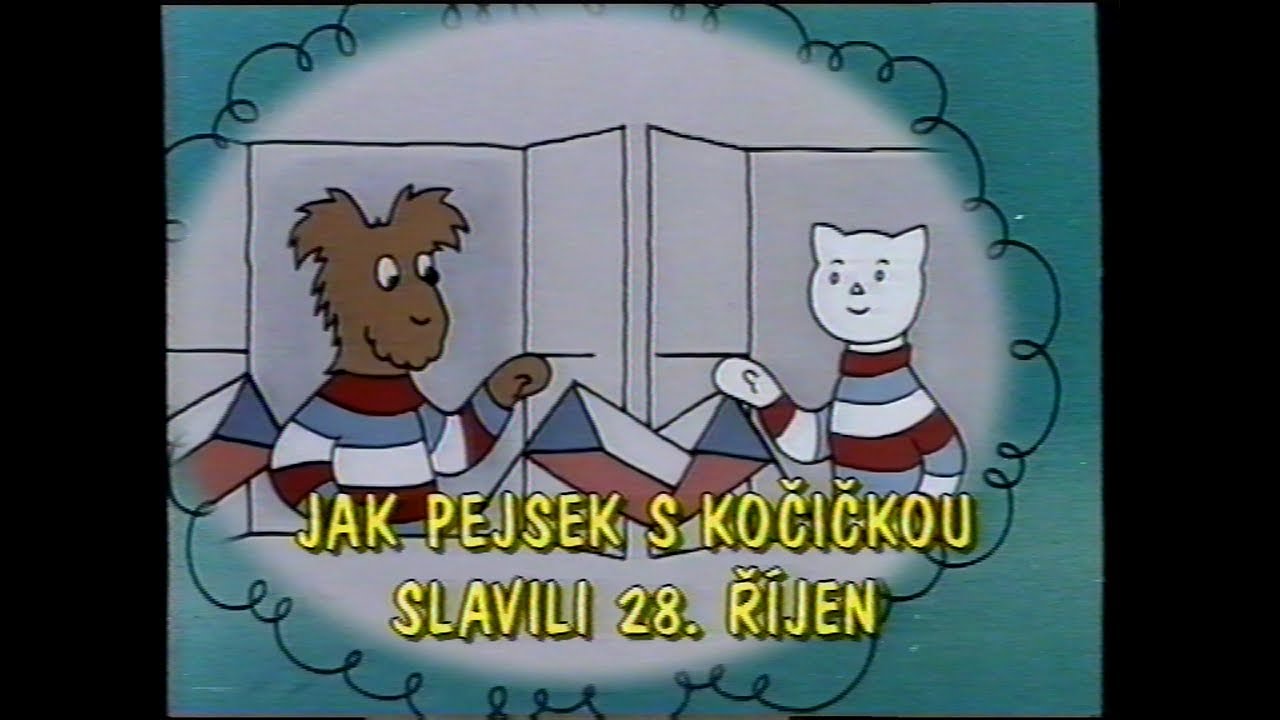 Povídání o pejskovi a kočičce - Jak slavili 28. října (Celý díl) [VHS]