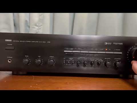Clean 1990s Yamaha AVX-500 Stereo Amplifier - Phono Ready - Works - 80W image 9