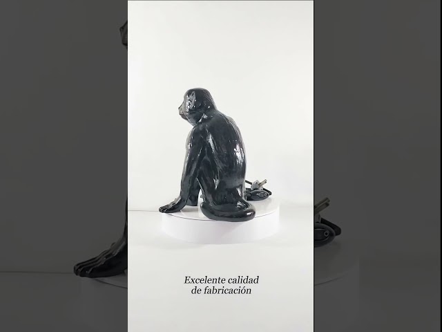 Vídeo relacionado con Moaobooh Escultura decorativa dorada, figuras silenciosas, adorno para el hogar, resina sintética, decoración creativa, mesa (negro)