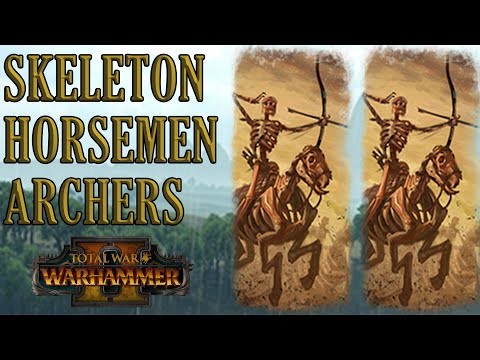 CORE UNIT: Skeleton Horsemen Archers - Tomb Kings vs Greenskins // Total War: Warhammer II MP Battle