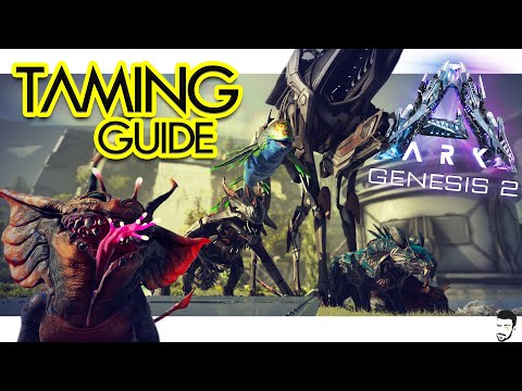 How to Tame EVERY NEW CREATURE in ARK Genesis 2