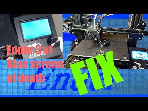 Easy fix for Ender 3 V1 | Blue Screen of Death | Ender 3 freezing |