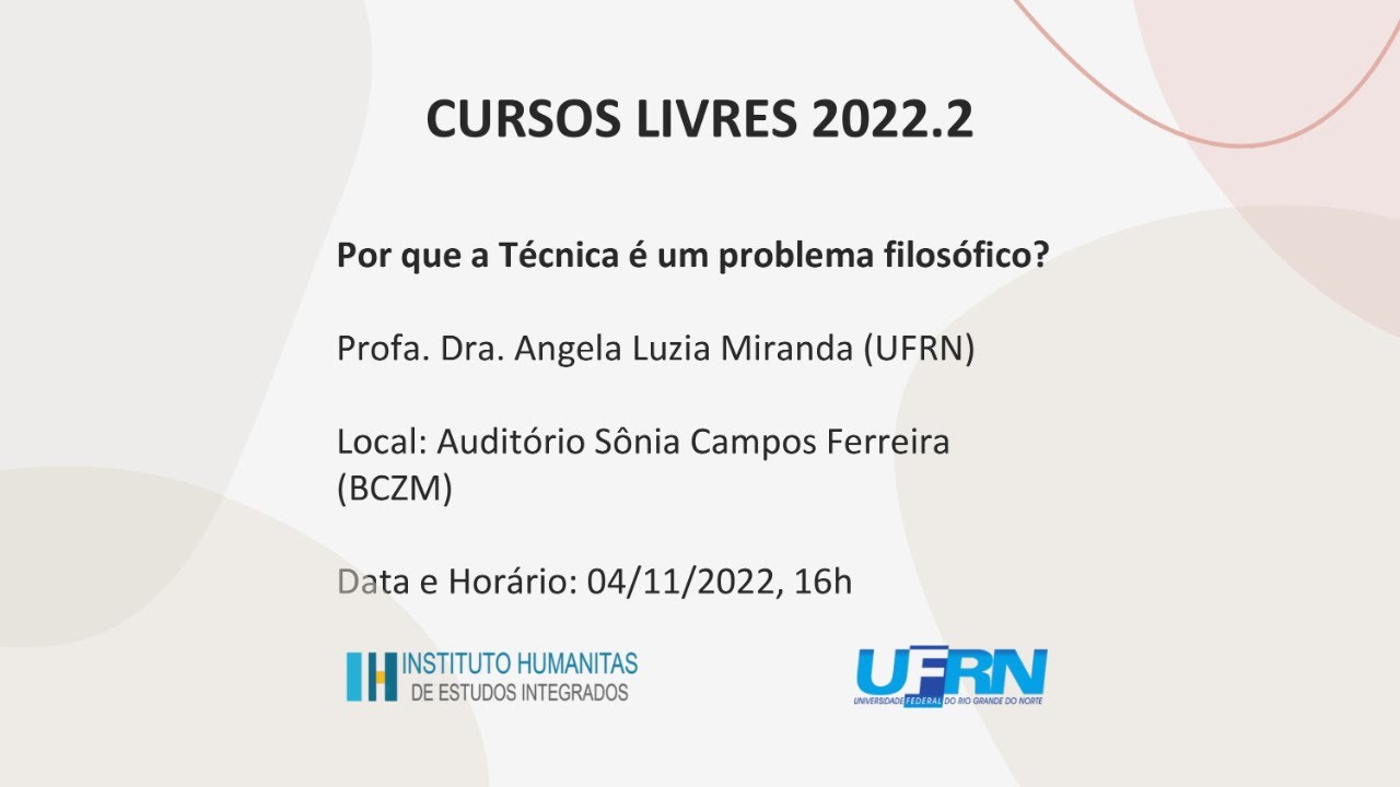 Por que a Técnica é um problema filosófico?