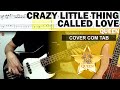 Crazy Little Thing Called Love Bass Cover With Tabs QUEEN