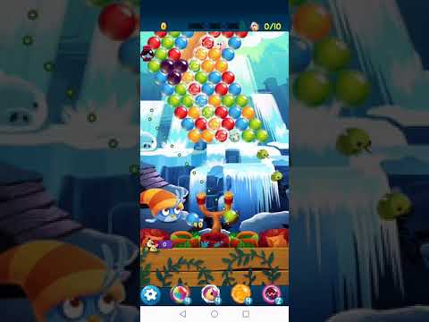 Angry Birds Pop Bubble Shooter level 412 NO BOOSTERS #angrybirdspopbubbleshooter