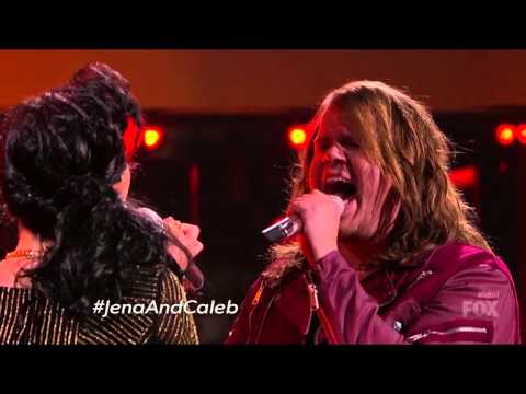 Jena Irene with Caleb Johnson 15 - American Idol S13E26b It's Only Love