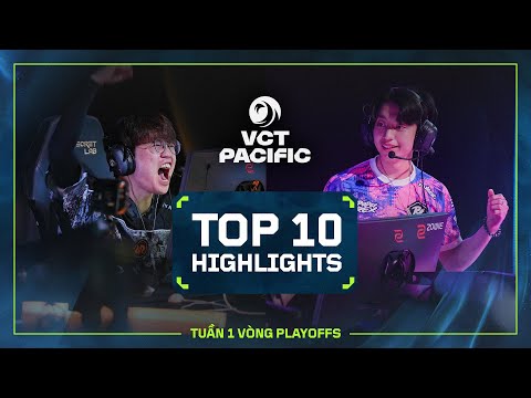 CRAZYGUY 'QUÉT SẠCH' HÀN QUỐC! - Top 10 Highlight Tuần 1 Vòng Playoffs | VCT Pacific