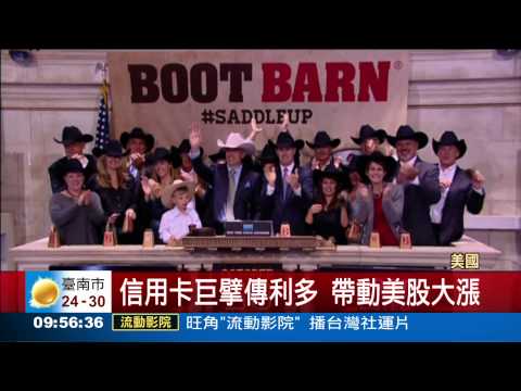 VISA財報佳 美股大漲2百多點