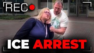 ICE Arrests Illegal but Karen Tries to Stop It