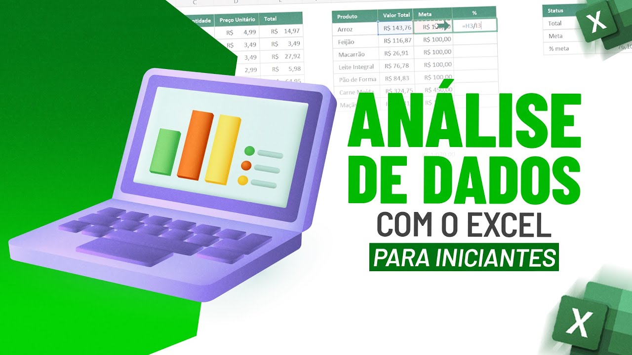 Como Fazer ANÁLISE DE DADOS com o Excel para Iniciantes [Aulão]