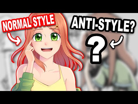 💖Finding my ANTI-STYLE! 🖤 | Opposite Art Style Challenge! | Ugee U1200