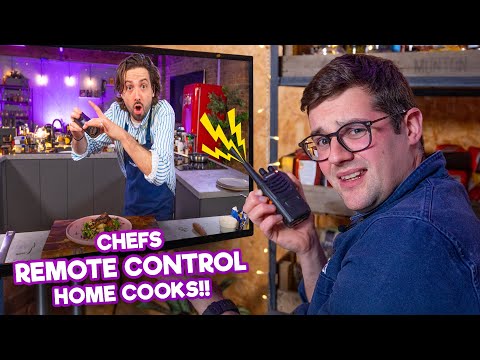 Chefs CONTROL Home Cooks by Voice Alone!!