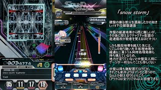 【SDVX】音ゲー初級者のSOUND VOLTEX修行 ～snow storm[GRV] & Lv18上位鍵盤編～