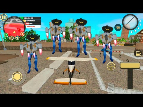 Free Aircraft - New Update Rope Hero Vice Town Mod #16 | by #Naxeex LLC | Best Android GamePlay FHD
