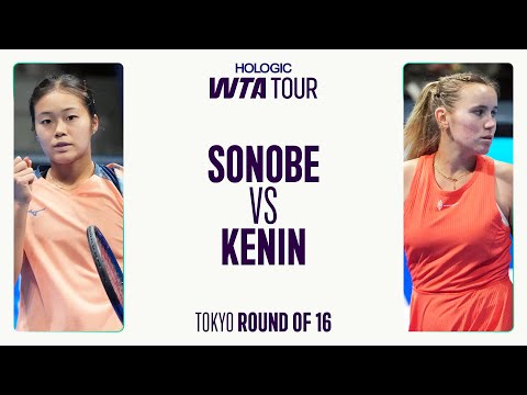 Wakana Sonobe vs. Sofia Kenin | 2025 Tokyo Round of 16 | WTA Match Highlights