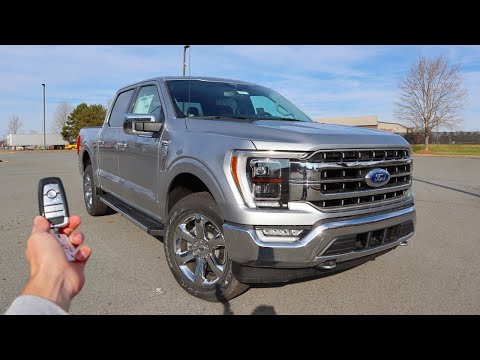 2021 Ford F150 Lariat FX4: Start Up, Walkaround, Test Drive and Review