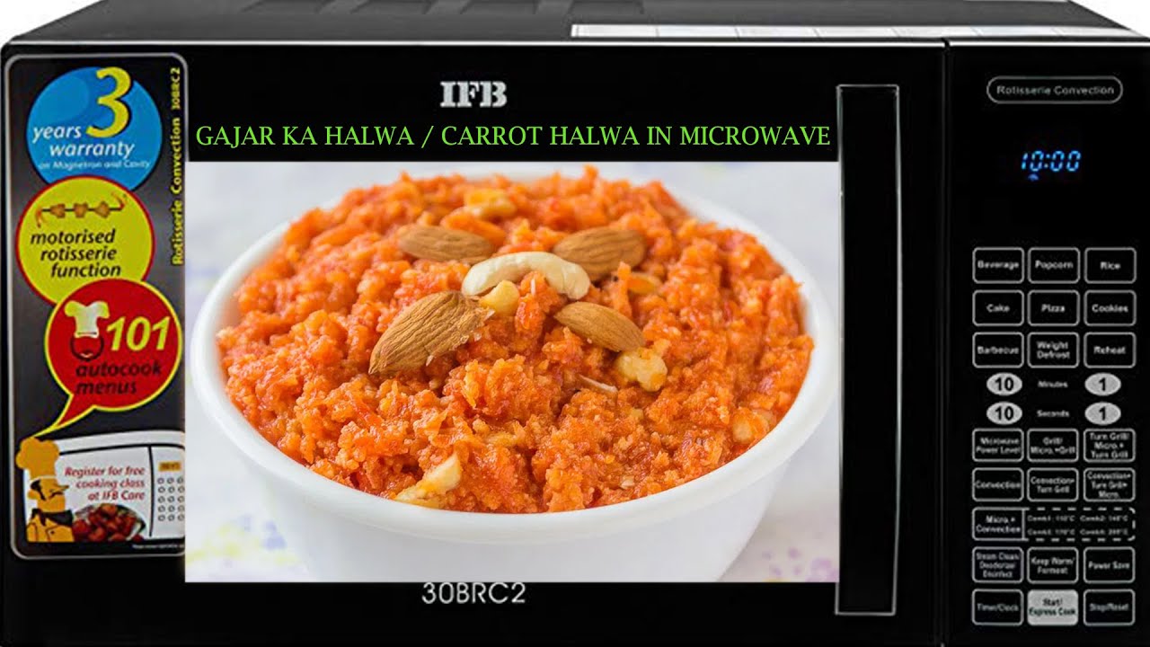 How to Make Gajar Ka Halwa In Microwave| Microwave Carrot Halwa Recipe Without Khoya| गाजर का हलवा