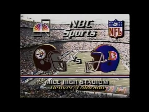 1984 AFC Divisional Playoff - Pittsburgh Steelers at Denver Broncos