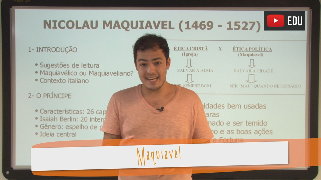Videoaulas Poliedro | Maquiavel