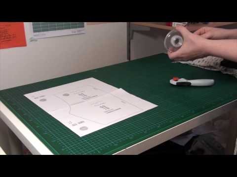 Nähanleitung Jerseyhose: Schnittmuster und Zuschnitt