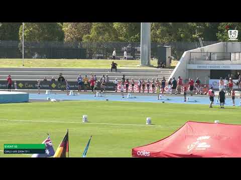 Girls U9 200m Timed Final 2: 2022/23 State Track and Field Championships
