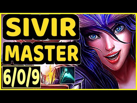 HANS SAMA (SIVIR) - 6/0/9 KDA BOTTOM ADC GAMEPLAY - EUW Ranked MASTER