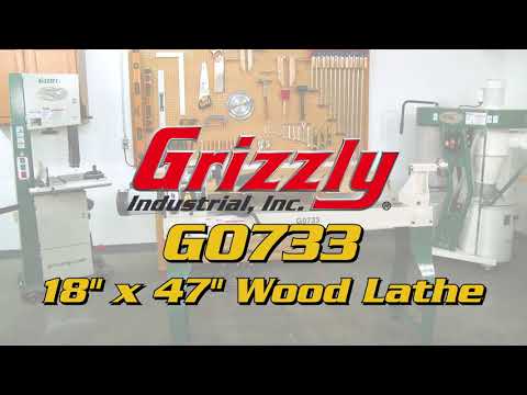 Grizzly G0733 Wood Lathe 18" x 47"