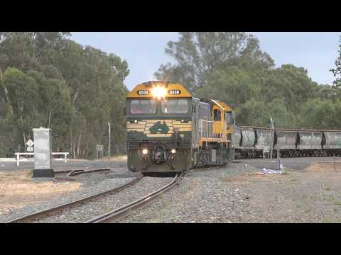 Pacific National 9102 Broad Gauge Containers from Manangatang Daylight at Dunolly