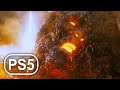 GOD OF WAR PS5 Volcano Titan Boss Fight Gameplay 4K ULTRA HD God Of War 3 Remastered