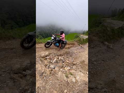 Village offroad adventure 😭🙄 #viral #automobile #trending #travel #youtubeshorts #bike  #rider