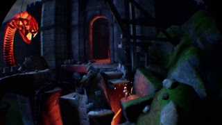 dj9ball fighting a giant snake #moss #PSVR