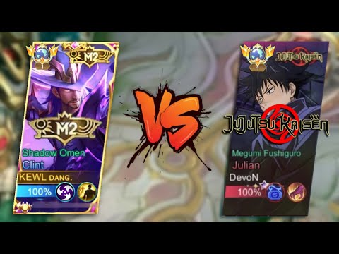 GLOBAL CLINT FINALLY MET (JULIAN)  MEGUMI FUSHIGURO JUJUTSU KAISEN SKIN!!😱 (MUST WATCH THIS) | MLBB
