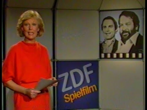 ZDF 10.02.1985 - Vorschau und Ansage zu Spencer / Hill Film "Zwei Himmelhunde auf dem Weg zu Hölle"