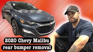 2020 Chevy Malibu rear bumper removal