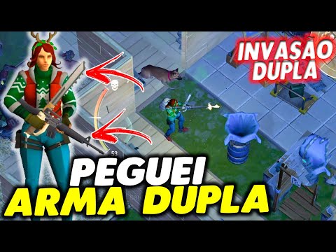 PEGUEI ARMA DUPLA NA INVASÃO DUPLA - Last Day On Earth